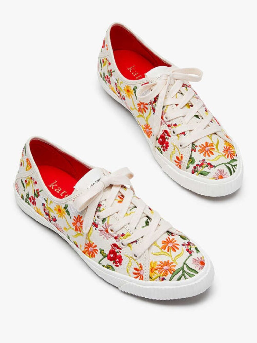 Kate Spade Tennison Floral Embroidered Sneakers (Multiple Sizes)